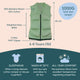 Calming weighted sleep vest