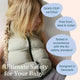 Soft, secure weighted vest to promote relaxation and better sleep